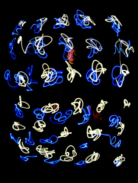 Horst Gl&auml;sker - Lichtzeichnungen