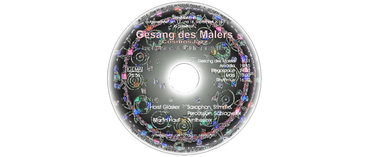 Horst Gläsker - Gesang des Malers CD