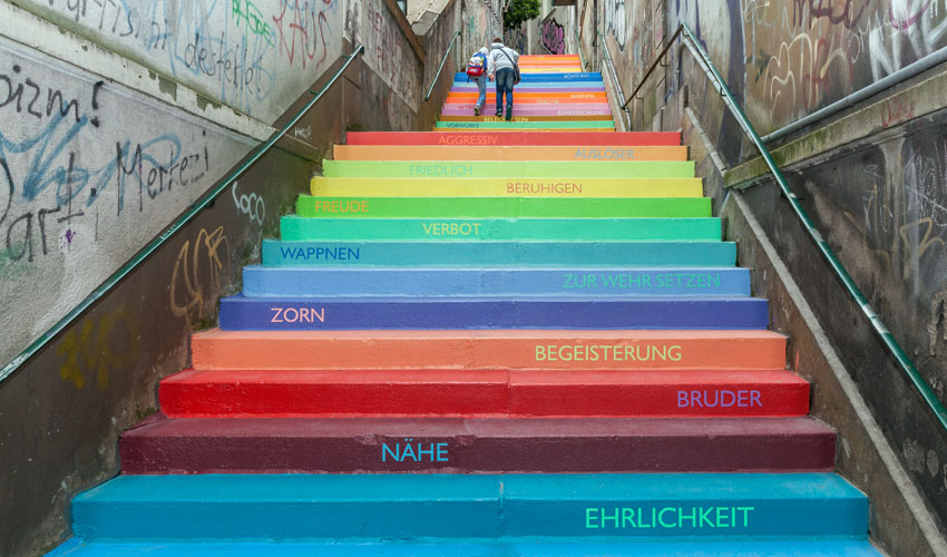 Horst Gläsker - Holsteiner Treppe in Wuppertal